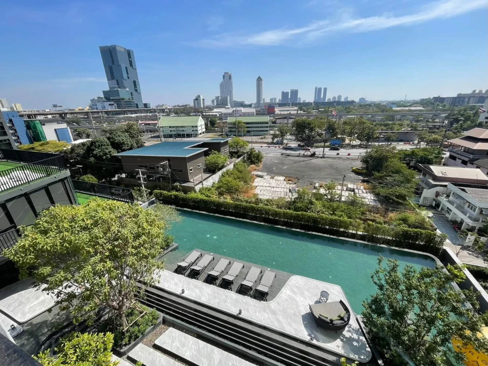 ให้เช่า Origin Place Bangna วิวโล่งๆๆ สระว่ายน้ำ ไม่มีตึกบัง เฟอร์นิเจอร์ครบ เครื่องใช้ไฟฟ้าครบ พร้อมเครื่องซักผ้า
