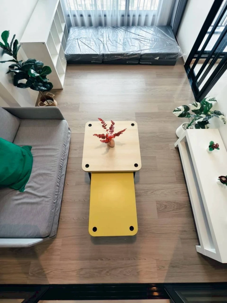 ให้เช่า Origin Play Bangkhunnon Triple Station ทิศเหนือ วิวสวน เฟอร์นิเจอร์พร้อมอยู่ รีบจองเลย