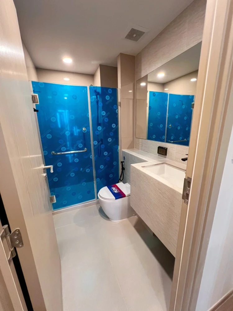 ให้เช่า Origin Play Bangkhunnon Triple Station ห้องชั้น 12 บิ้วอินเฟอร์นิเจอร์อย่างดี สิ่งอำนวยความสะดวกครบครัน จองเลย