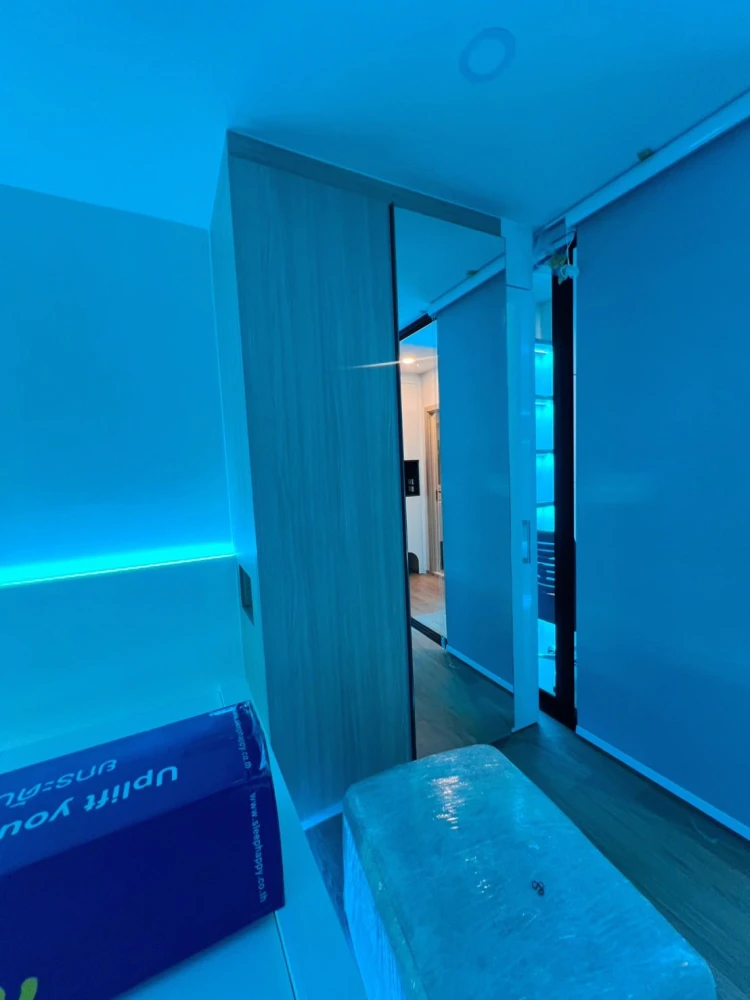 ให้เช่า Origin Play Bangkhunnon Triple Station ห้องชั้น 12 บิ้วอินเฟอร์นิเจอร์อย่างดี สิ่งอำนวยความสะดวกครบครัน จองเลย