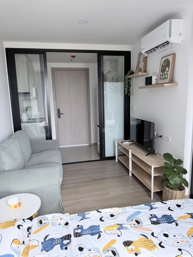 ให้เช่า Origin Play Bangkhunnon Triple Station ห้องชั้น 9 มาพร้อมเฟอร์นิเจอร์และเครื่องใช้ไฟฟ้าครบครัน จองเลย