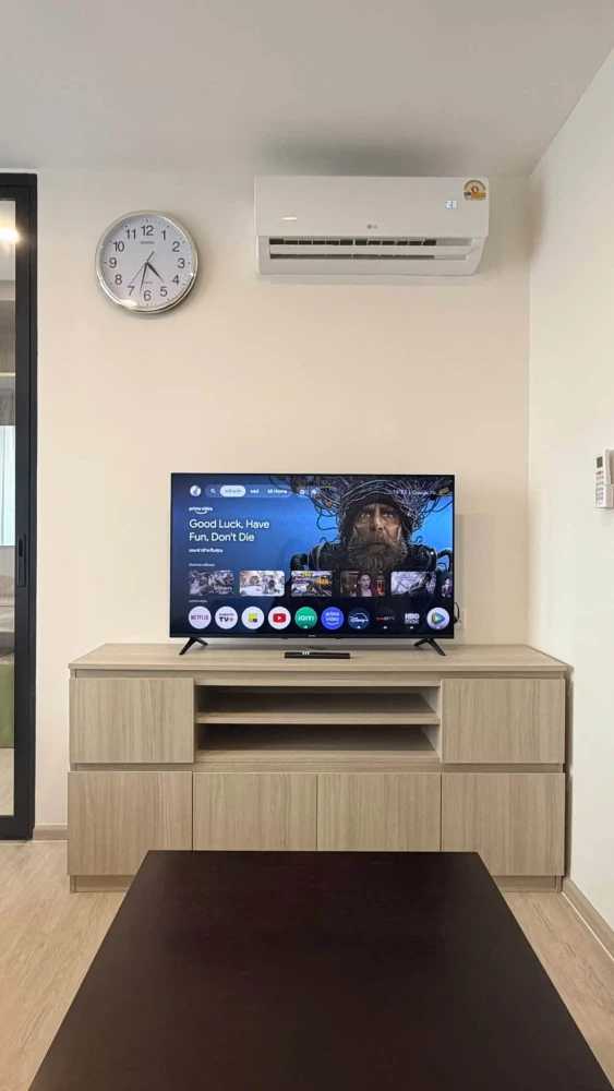 ให้เช่า Origin Plug & Play E22 Station ห้องชั้น 5 มาพร้อมเฟอร์นิเจอร์ครบครัน หิ้วกระเป๋าเข้าอยู่ได้เลยจ้า