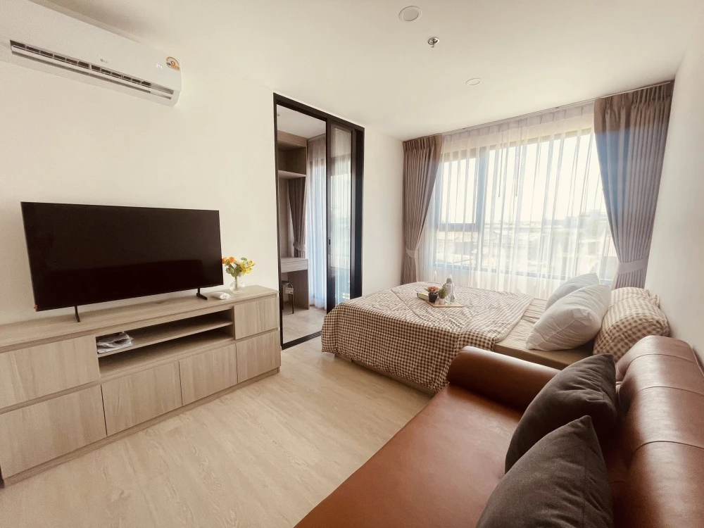 ให้เช่า ORIGIN Plug & Play E22 Station ห้องสตูดิโอ พร้อม walk in closet แต่งเฟอร์ครบพร้อมเข้าอยู่ทันที