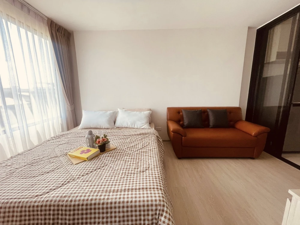 ให้เช่า ORIGIN Plug & Play E22 Station ห้องสตูดิโอ พร้อม walk in closet แต่งเฟอร์ครบพร้อมเข้าอยู่ทันที