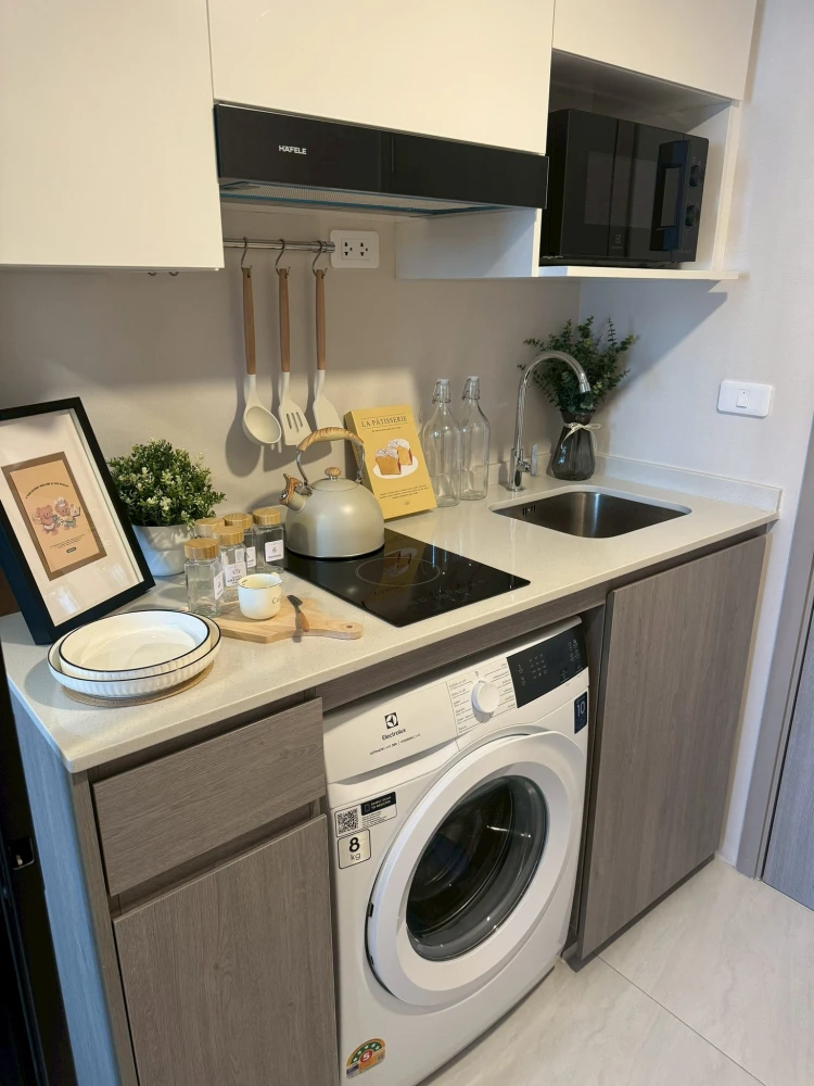 ให้เช่า Origin Plug & Play Ramkhamhaeng Triple Station ห้องพร้อมอยู่ เฟอร์พร้อม กว้างอยู่สบาย+++