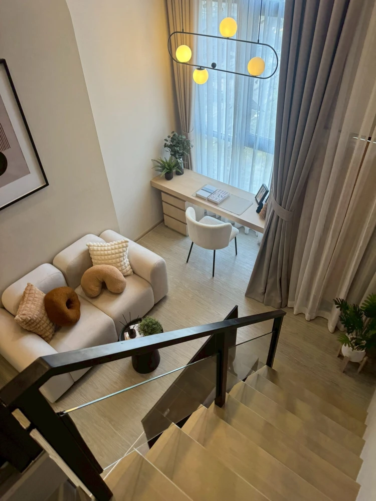 ให้เช่า Origin Plug & Play Ramkhamhaeng Triple Station ห้องพร้อมอยู่ เฟอร์พร้อม กว้างอยู่สบาย+++