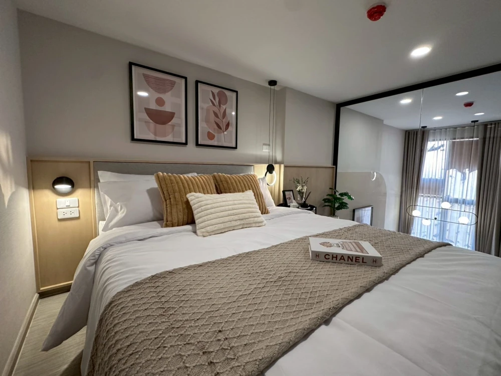 ให้เช่า Origin Plug & Play Ramkhamhaeng Triple Station ห้องพร้อมอยู่ เฟอร์พร้อม กว้างอยู่สบาย+++