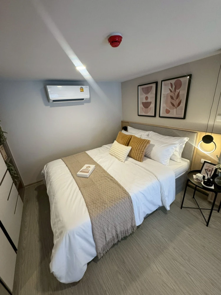 ให้เช่า Origin Plug & Play Ramkhamhaeng Triple Station ห้องพร้อมอยู่ เฟอร์พร้อม กว้างอยู่สบาย+++