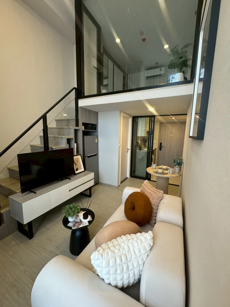 ให้เช่า Origin Plug & Play Ramkhamhaeng Triple Station ห้องพร้อมอยู่ เฟอร์พร้อม กว้างอยู่สบาย+++