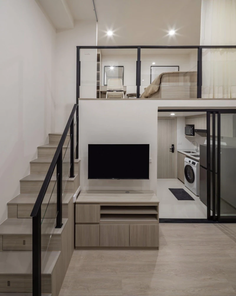 ให้เช่า Origin Plug&Play E22 Station ห้องเพดานสูง โปร่งโล่ง มาพร้อมสิ่งอำนวยความสะดวกครบครัน รีบจองเลยจ้า