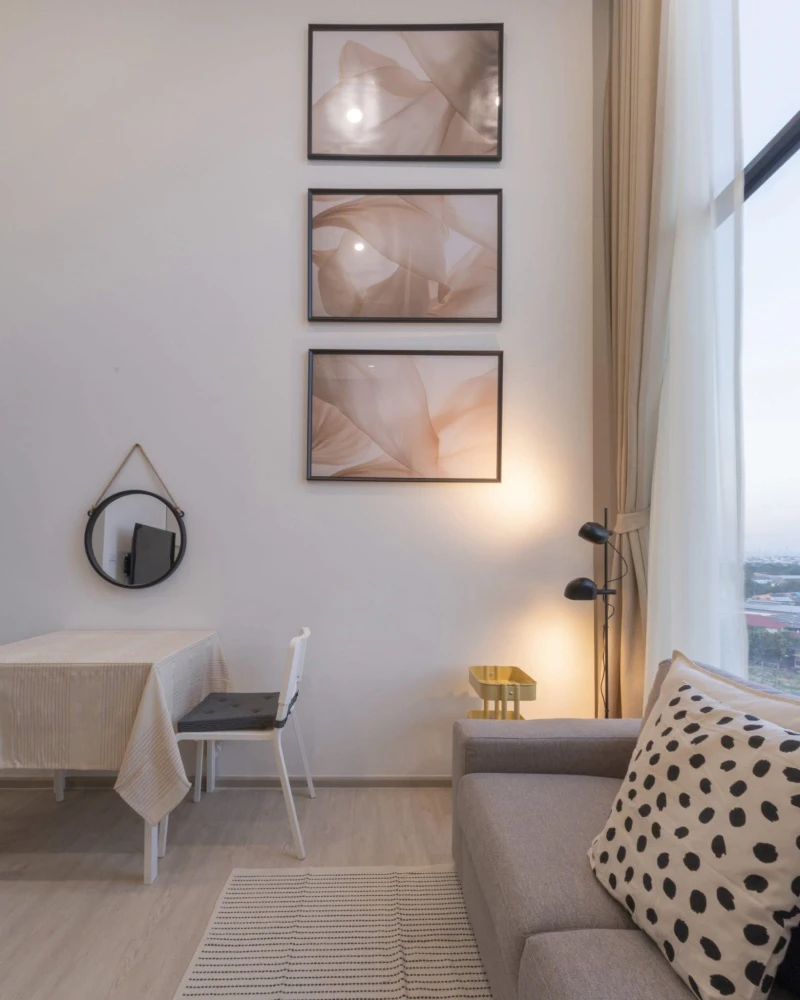 ให้เช่า Origin Plug&Play E22 Station ห้องเพดานสูง โปร่งโล่ง มาพร้อมสิ่งอำนวยความสะดวกครบครัน รีบจองเลยจ้า