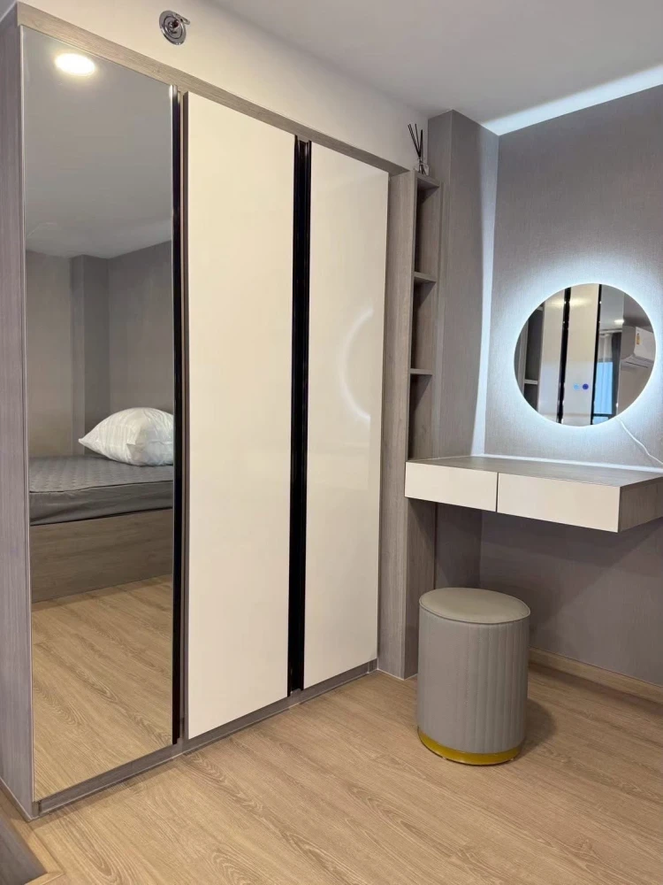 ให้เช่า Origin plug&play Nonthaburi Station ห้องน่าอยู่ เฟอร์ เครื่องช้ไฟฟ้าครบ มาแต่ตัวเข้าอยู่ได้เลย