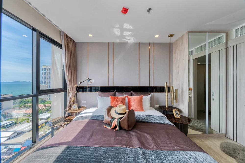 ให้เช่า PANORA PATTAYA ห้อง one-bedroom , Sea view มองเห็นทะเลได้จากห้องนอน ห้ามพลาด