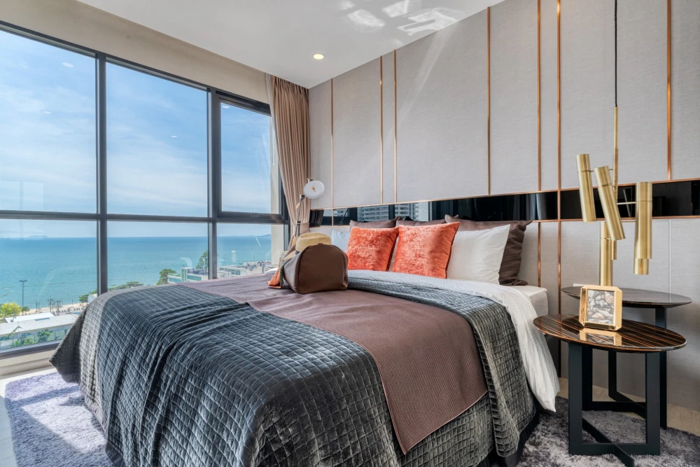 ให้เช่า PANORA PATTAYA ห้อง one-bedroom , Sea view มองเห็นทะเลได้จากห้องนอน ห้ามพลาด