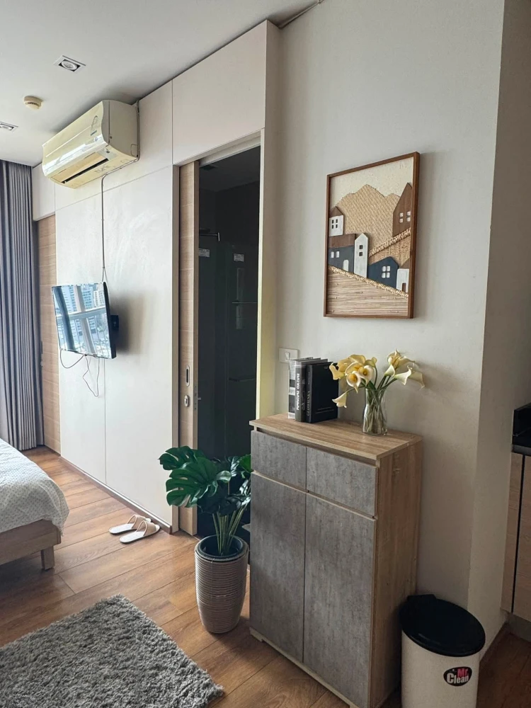 ให้เช่า Park 24 Origin Phrom Phong ห้องอยู่ชั้น 24 สูงมากๆ ตกแต่งครบเซต มาแต่ตัวเข้าอยู่ได้เลย