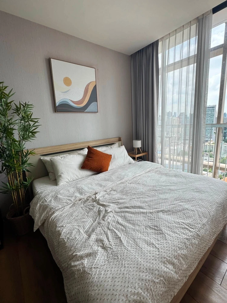 ให้เช่า Park 24 Origin Phrom Phong ห้องอยู่ชั้น 24 สูงมากๆ ตกแต่งครบเซต มาแต่ตัวเข้าอยู่ได้เลย