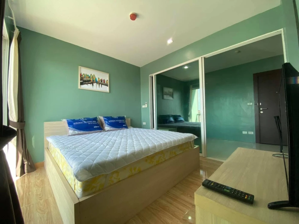 ให้เช่า Park Siri Condo Resort Bangsaen ห้องสีเขียวมินิมอล สิ่งอำนวยความสะดวกครบ จองด่วน