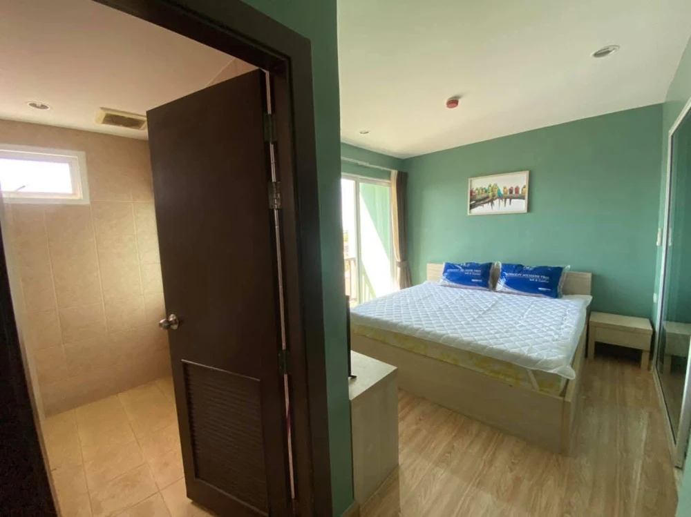 ให้เช่า Park Siri Condo Resort Bangsaen ห้องสีเขียวมินิมอล สิ่งอำนวยความสะดวกครบ จองด่วน