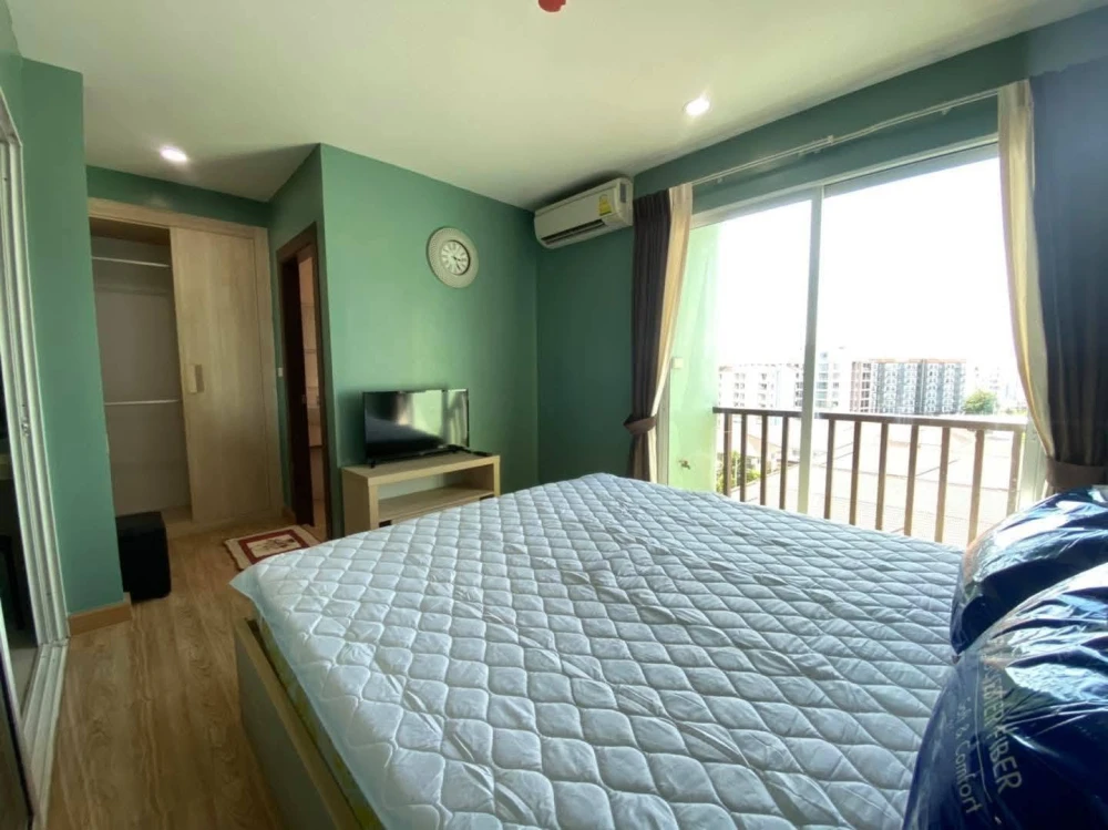 ให้เช่า Park Siri Condo Resort Bangsaen ห้องสีเขียวมินิมอล สิ่งอำนวยความสะดวกครบ จองด่วน