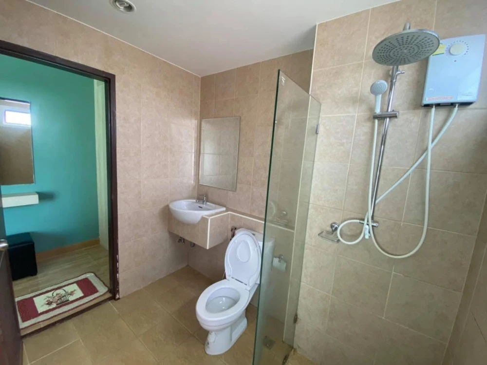 ให้เช่า Park Siri Condo Resort Bangsaen ห้องสีเขียวมินิมอล สิ่งอำนวยความสะดวกครบ จองด่วน