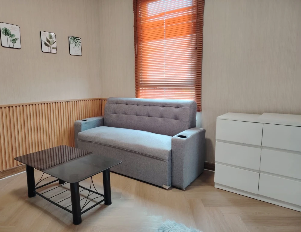 ให้เช่า Plum condo พหลโยธิน 89 ห้องมุม วิวสวน ชั้น4 อาคาร D ห้องสะอาดมาก​ Fully furnished จองเลย