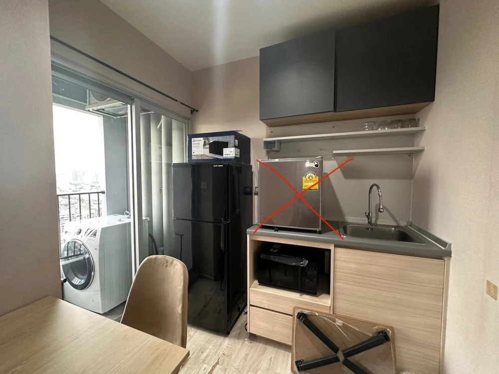 ให้เช่า Plum Condo รามคำแหง สเตชั่น ห้องอยู่ชั้น 22 สูงสุดยอด ตกแต่งฟังก์ชั่นครบ จองก่อนได้ก่อน