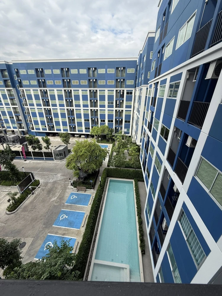 ให้เช่า Plum Condo แจ้งวัฒนะ ดอนเมือง ตึก B วิวสระว่ายน้ำ พร้อมเฟอร์นิเจอร์และเครื่องใช้ไฟฟ้า จองเลย