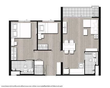 ให้เช่า Plum Condo Central Station ห้องกว้างพื้นที่ใช้สอยเยอะ เฟอร์ครบครัน ทำเลดี เดินทางสะดวก จองเลย