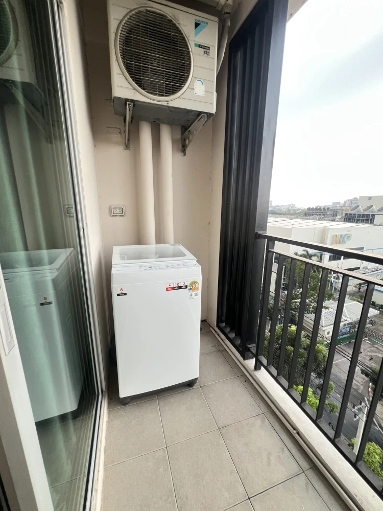 ให้เช่า Plum Condo Mix Chaengwattana ห้องพร้อมอยู่ เฟอร์ เครื่องใช้ไฟฟ้าครบ พลาดแล้วจะเสียดาย