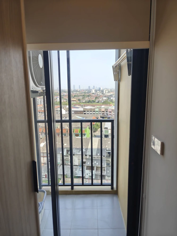 ให้เช่า Plum Condo New West ชั้น 12 วิวใกล้สวน ห้องมุมติดบันได (สงบ) เฟอร์นิเจอร์และเครื่องใช้ไฟฟ้าครบ