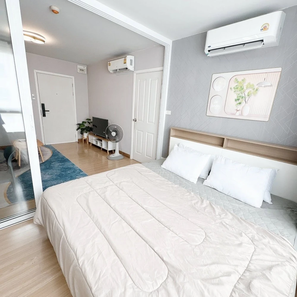 ให้เช่า Plum Condo Paholyothin 89 ชั้น 6 ห้องสวย แต่งครบ ห้องกั้นเป็นสัดส่วน จองเลย ด่วนๆ