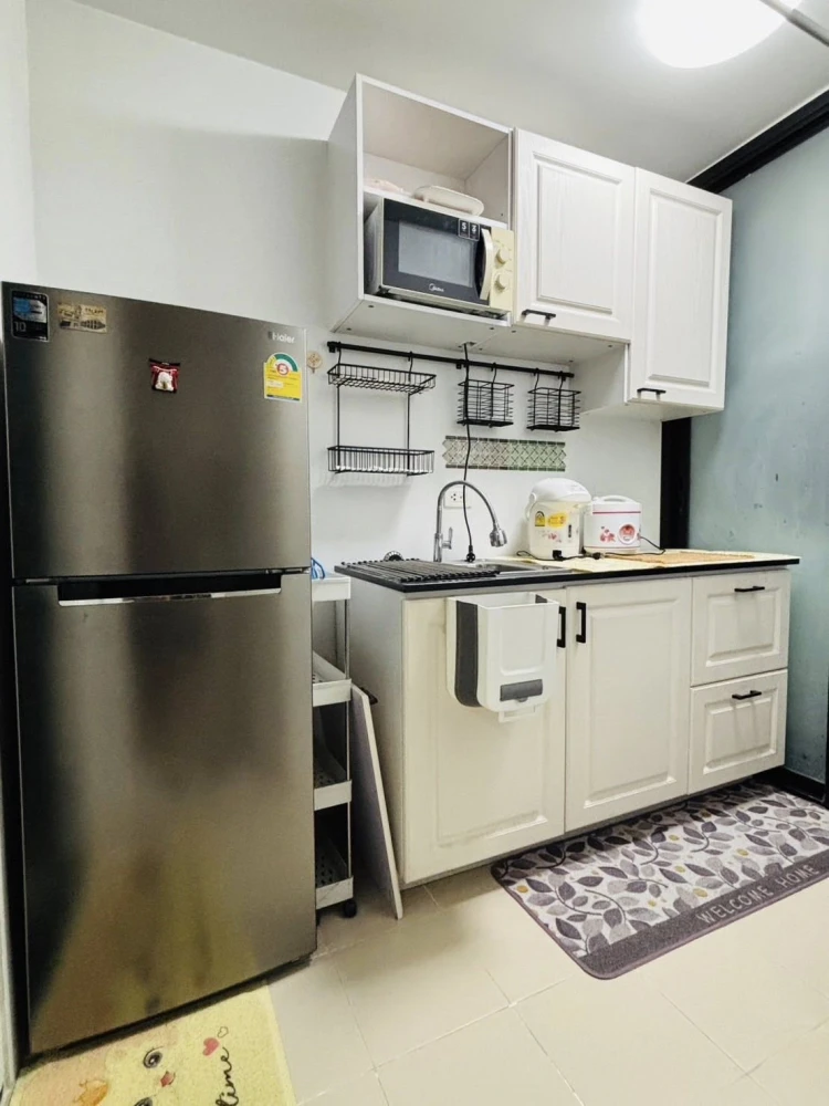 ให้เช่า Plum Condo Paholyothin 89 ห้องน่าอยู่ สิ่งอำนวยความสะดวกครบครัน โซฟาสีน้ำตาลน่านั่ง ห้ามพลาด