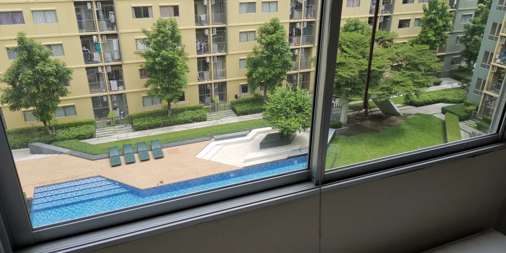 ให้เช่า Plum Condo Park Rangsit ชั้น 6 วิวสระ แต่งครบ น่าอยู่ จองเลย ด่วนๆ
