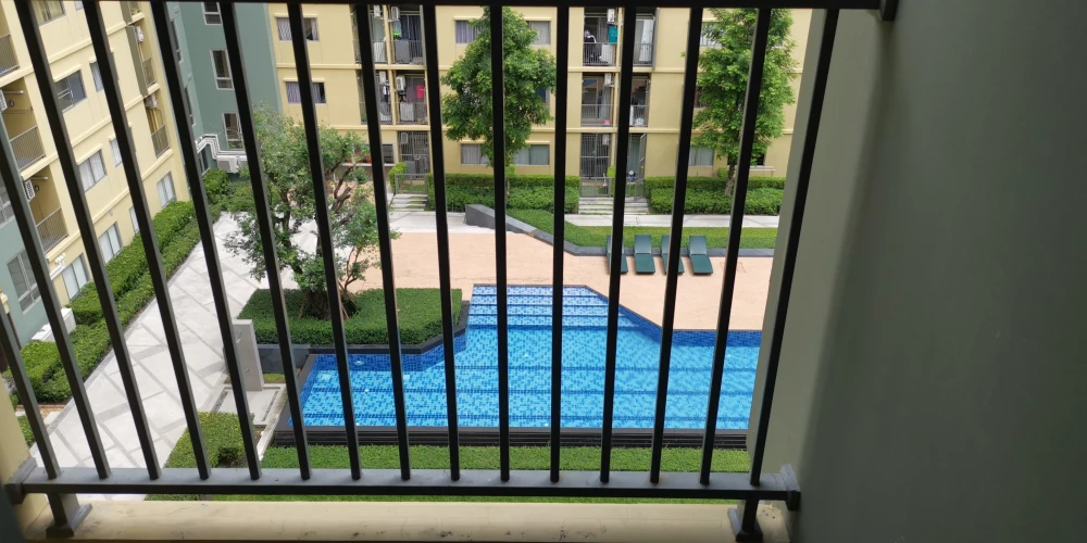 ให้เช่า Plum Condo Park Rangsit ชั้น 6 วิวสระ แต่งครบ น่าอยู่ จองเลย ด่วนๆ