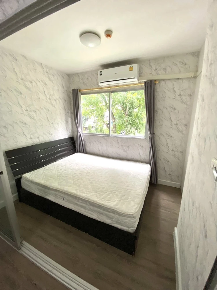 ให้เช่า Plum Condo Park Rangsit ห้องมุมคนไม่พลุกพล่าน ติดวอลเปเปอร์ลายสวย มาพร้อมเครื่องซักผ้าในราคาสุดคุ้ม จองเลย