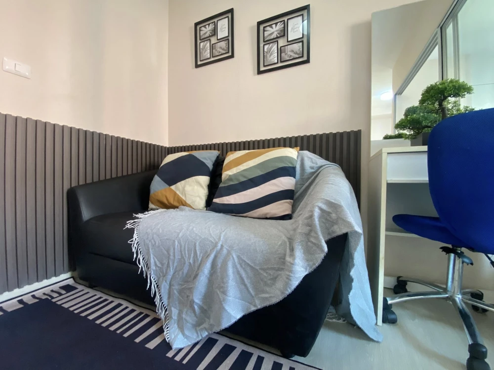 ให้เช่า Plum Condo Park Rangsit ห้องแต่งสวยโมเดิร์นคลาสสิก เฟอร์ครบครัน วิวสระว่ายน้ำ จองเลย