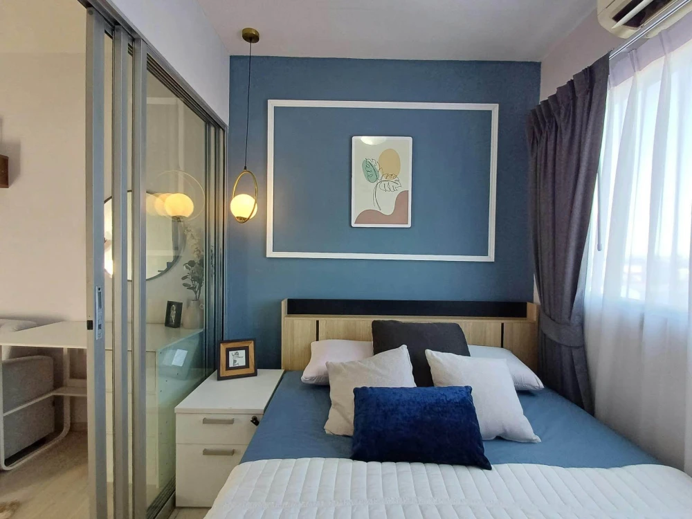 ให้เช่า Plum Condo Park Rangsit ห้องแต่งสวย เฟอร์นิเจอร์บิวท์อินอย่างดี จองเลย