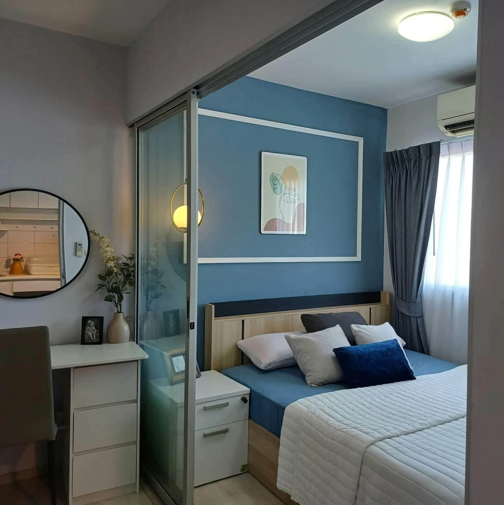 ให้เช่า Plum Condo Park Rangsit ห้องแต่งสวย เฟอร์นิเจอร์บิวท์อินอย่างดี จองเลย