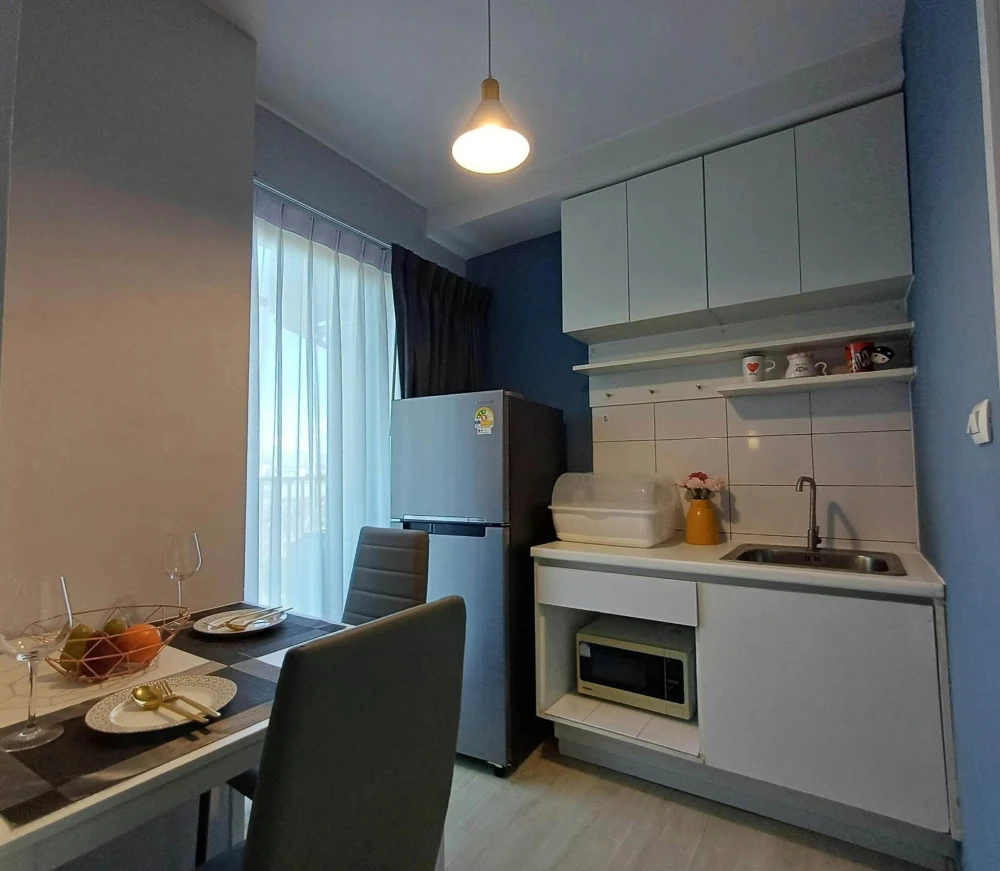 ให้เช่า Plum Condo Park Rangsit ห้องแต่งสวย เฟอร์นิเจอร์บิวท์อินอย่างดี จองเลย