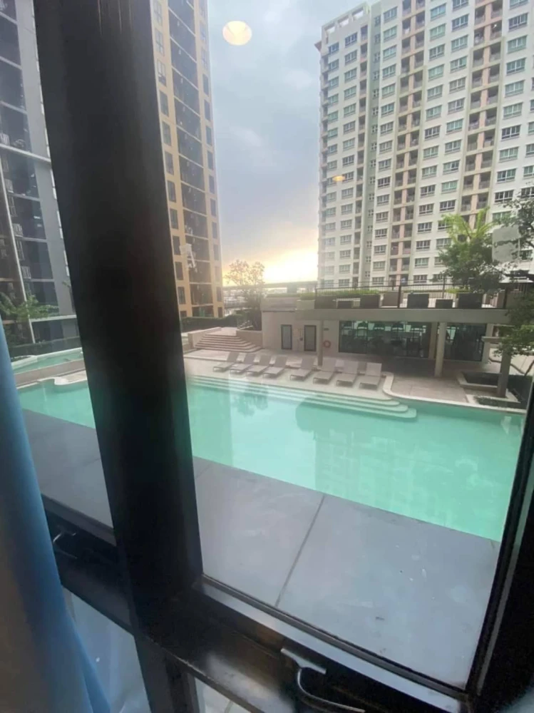 ให้เช่า Plum Condo Pinklao Station ชั้น 6  วิวสระว่ายน้ำ แต่งครบ พร้อมเข้าอยู่ จองเลย ด่วนๆ