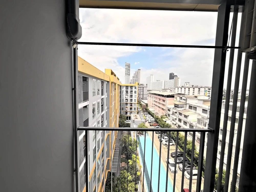 ให้เช่า Plum Condo Ram 60 Interchange ห้องชั้น 8 เฟอร์นิเจอร์ครบครัน หิ้วกระเป๋าเข้าอยู่ได้เลยจ้า