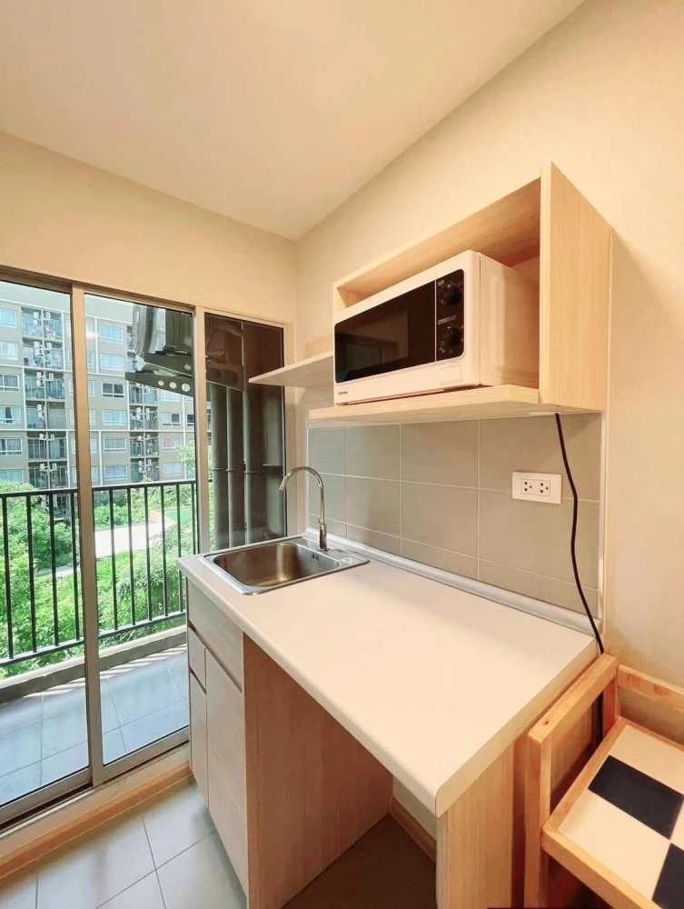 ให้เช่า Plum Condo Rangsit Alive 1 ชั้น 4 วิวสระ แต่งครบ น่าอยู่ สนใจจองเลย