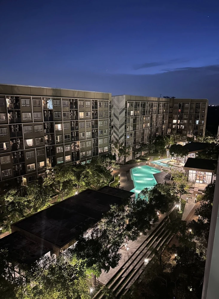 ให้เช่า Plum Condo Rangsit Alive 1 ชั้น 8 วิวนอก ห้องแต่งครบ น่าอยู่ จองเลย ห้ามพลาด