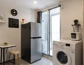 ให้เช่า Plum Condo Rangsit Alive 2 ห้องน่าอยู่ เฟอร์นิเจอร์และเครื่องใช้ไฟฟ้าครบครัน หิ้วกระเป๋าเข้าอยู่ได้เลยจ้า