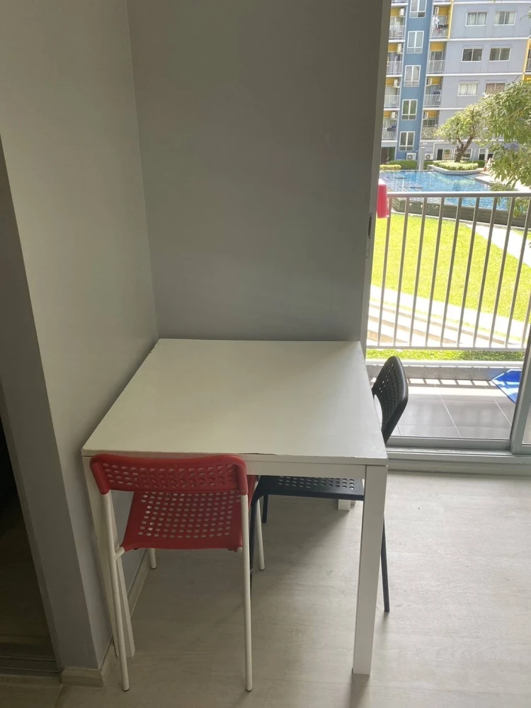 ให้เช่า Plum Condo Rangsit Fresh ชั้น 2 วิวสวน ห้องกั้น แต่งครบ สนใจจองเลย อย่ารอช้า