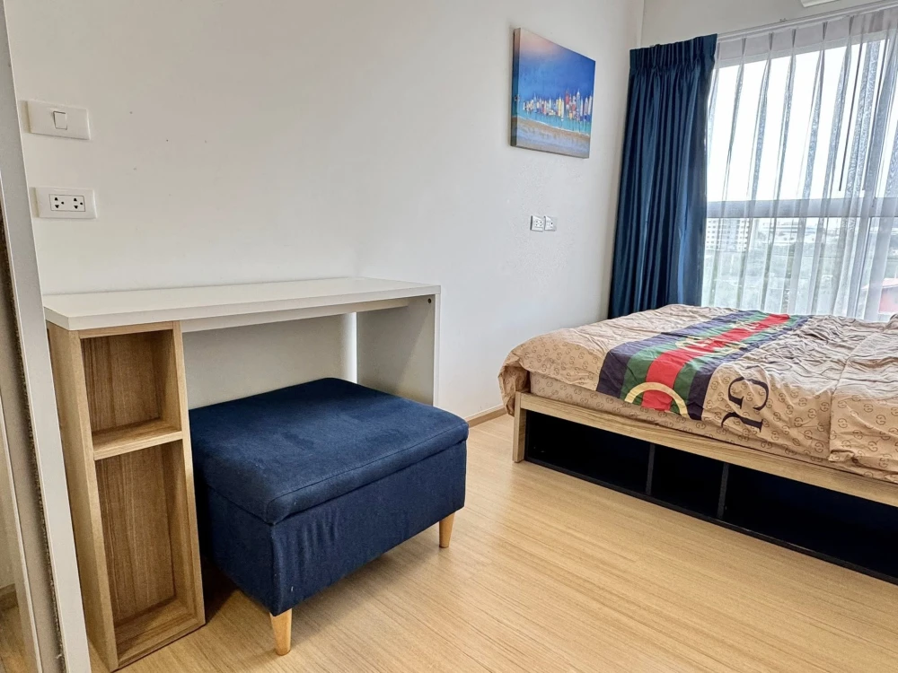 ให้เช่า Plum Condo Rangsit Fresh ห้องน่าอยู่ มาพร้อมเฟอร์และเครื่องใช้ไฟฟ้าครบครัน หิ้วกระเป๋าเข้าอยู่ได้เลยจ้า