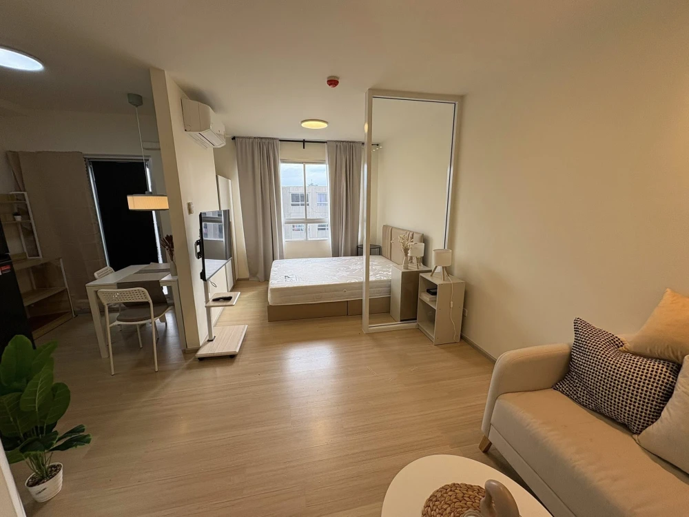 ให้เช่า Plum Condo Samakkhi ชั้น 8 ห้องน่าอยู่ แต่งครบ จองเลย ห้ามพลาด