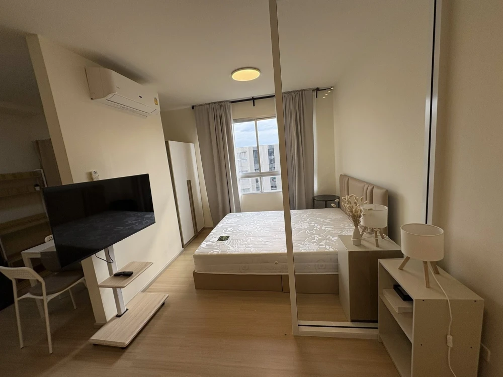 ให้เช่า Plum Condo Samakkhi ชั้น 8 ห้องน่าอยู่ แต่งครบ จองเลย ห้ามพลาด