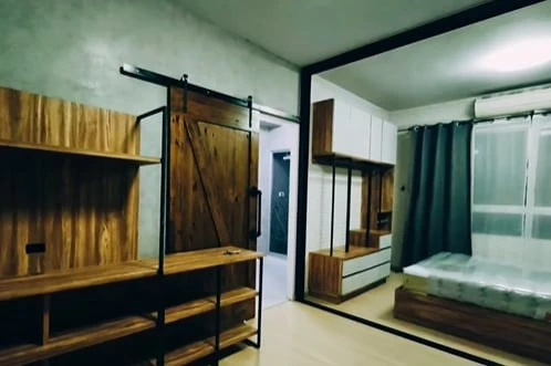 ให้เช่า Plum Condo Samakkhi ห้องมุมแต่งสวยคุมโทน เฟอร์นิเจอร์ครบครัน พลาดแล้วจะเสียใจ