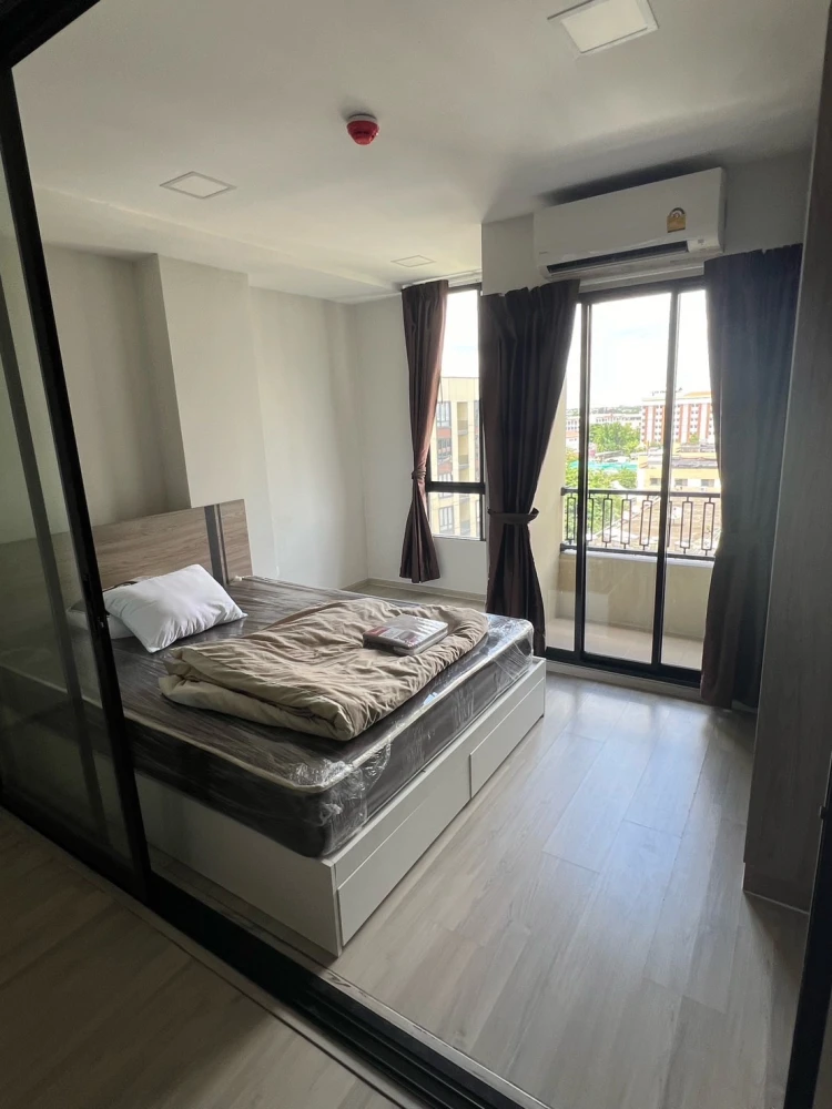 ให้เช่า Plum Condo Saphanmai Station ชั้น 8 ห้องมุมสุด แต่งครบ น่าอยู่ จองเลย ห้ามพลาด